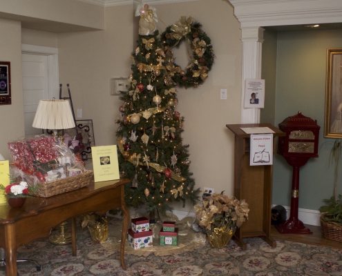 Lobby welcome area